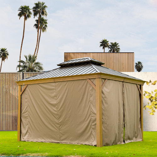 domi outdoor living Outdoor Gazebo Side Wall ( Gazebo not included